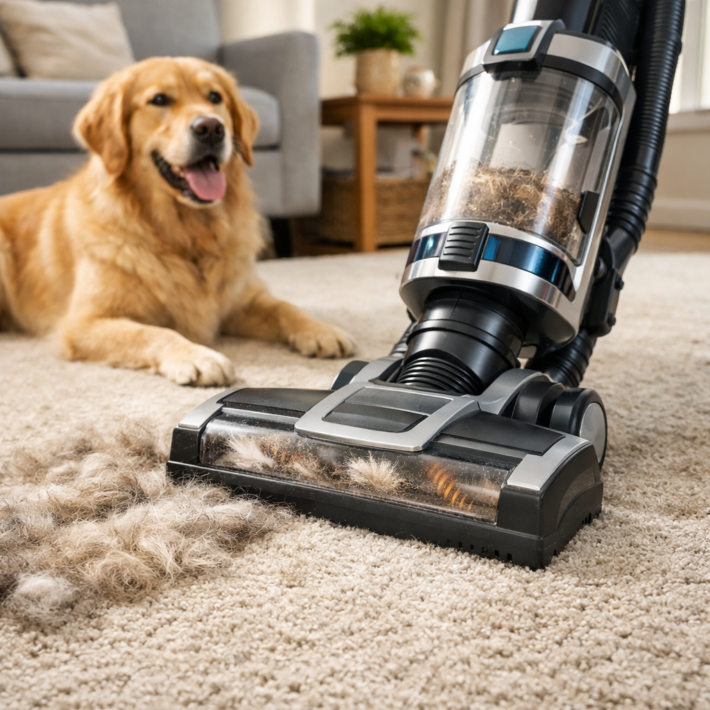 best vacuum cleaner for pet hair and carpet cleaning dog hair from carpet