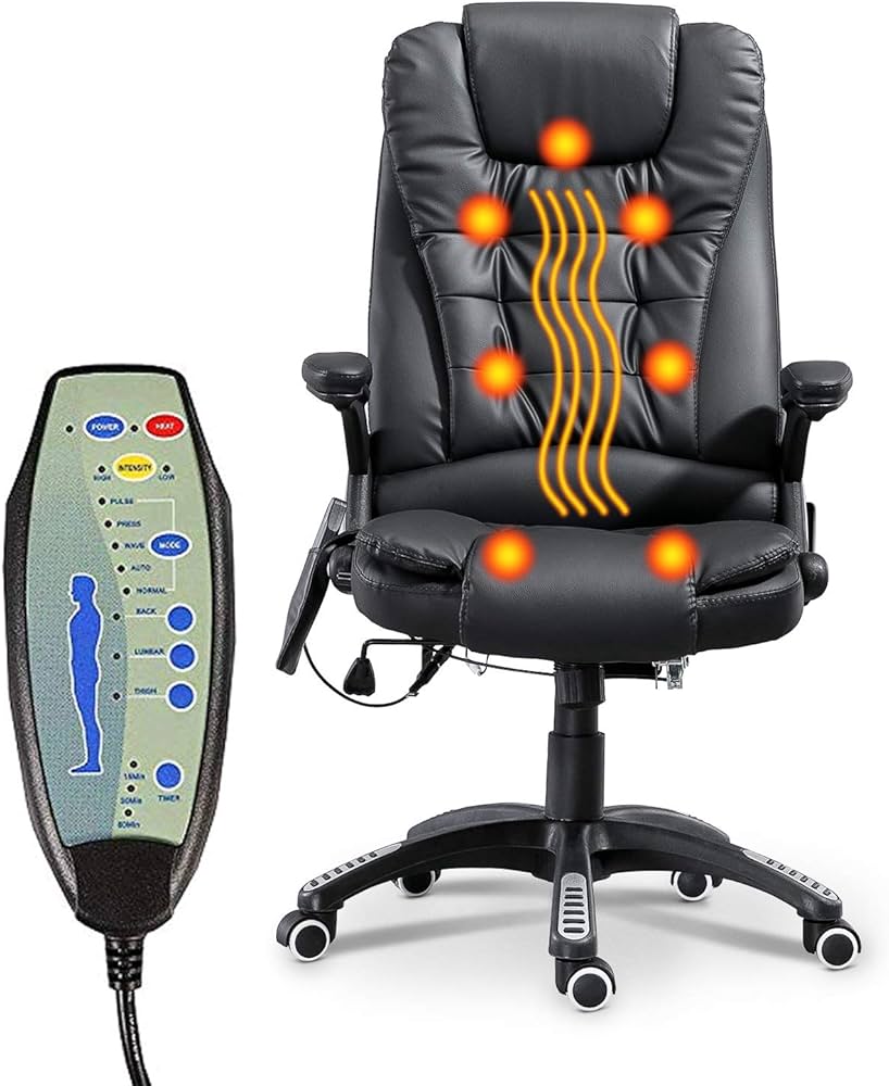 best office chair with massage and heat for back pain
