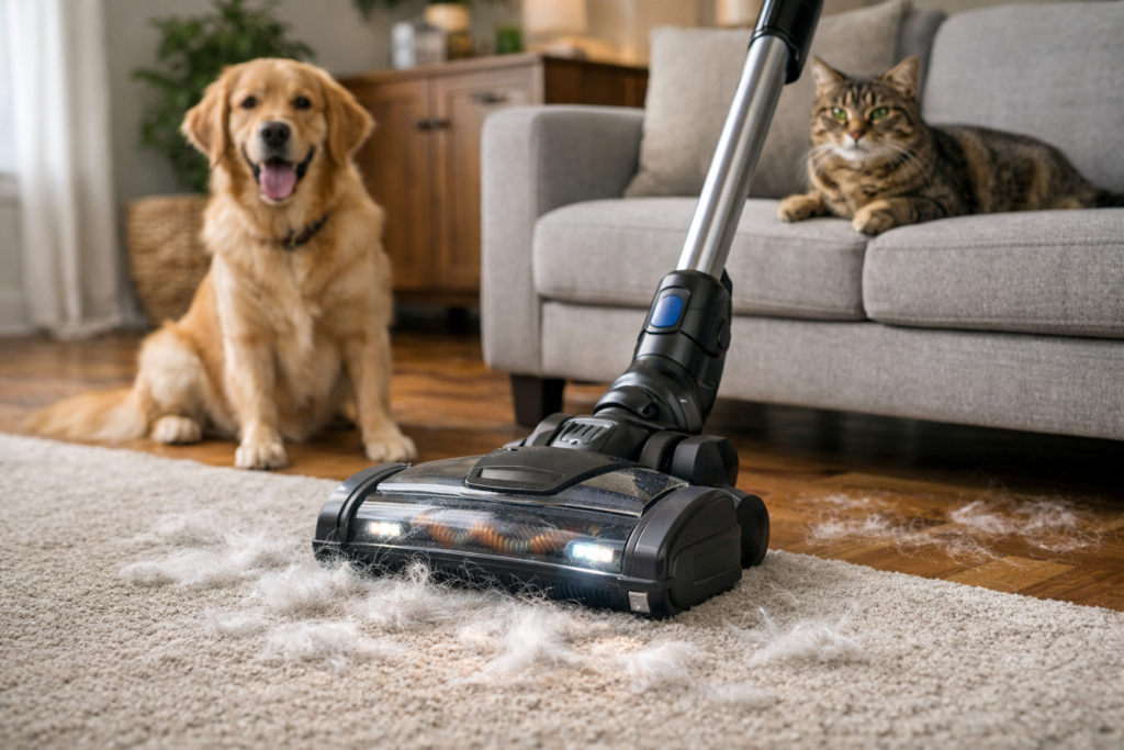 best vacuum cleaner for removing pet hair from carpet and hardwood floors
