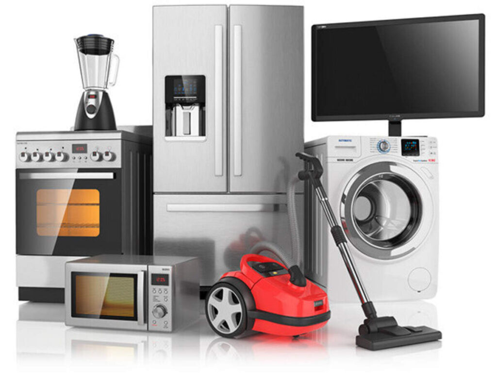home appliances list for new home