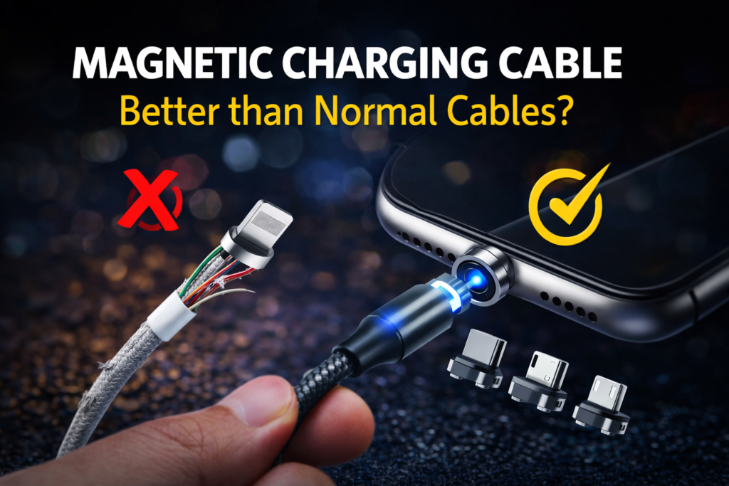 magnetic charging cable review vs normal charging cable comparison